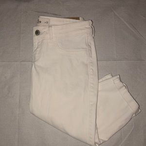 Hollister White Capris